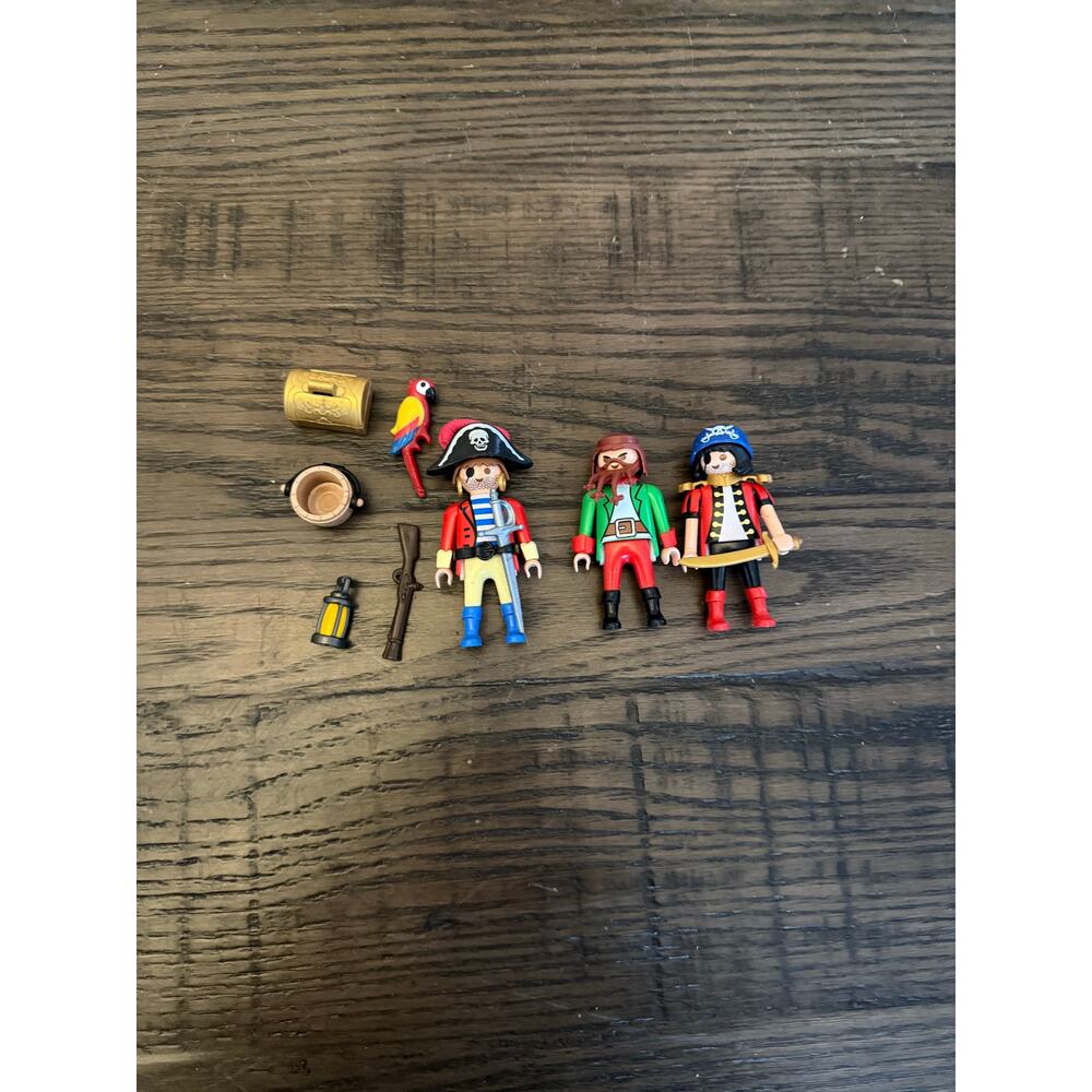 Set of Vintage Playmobil Pirates Figures Only – Set 5778
